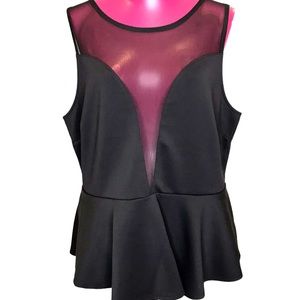 ‘Forever 21 Plus Peplum Top sz 2X’🖤